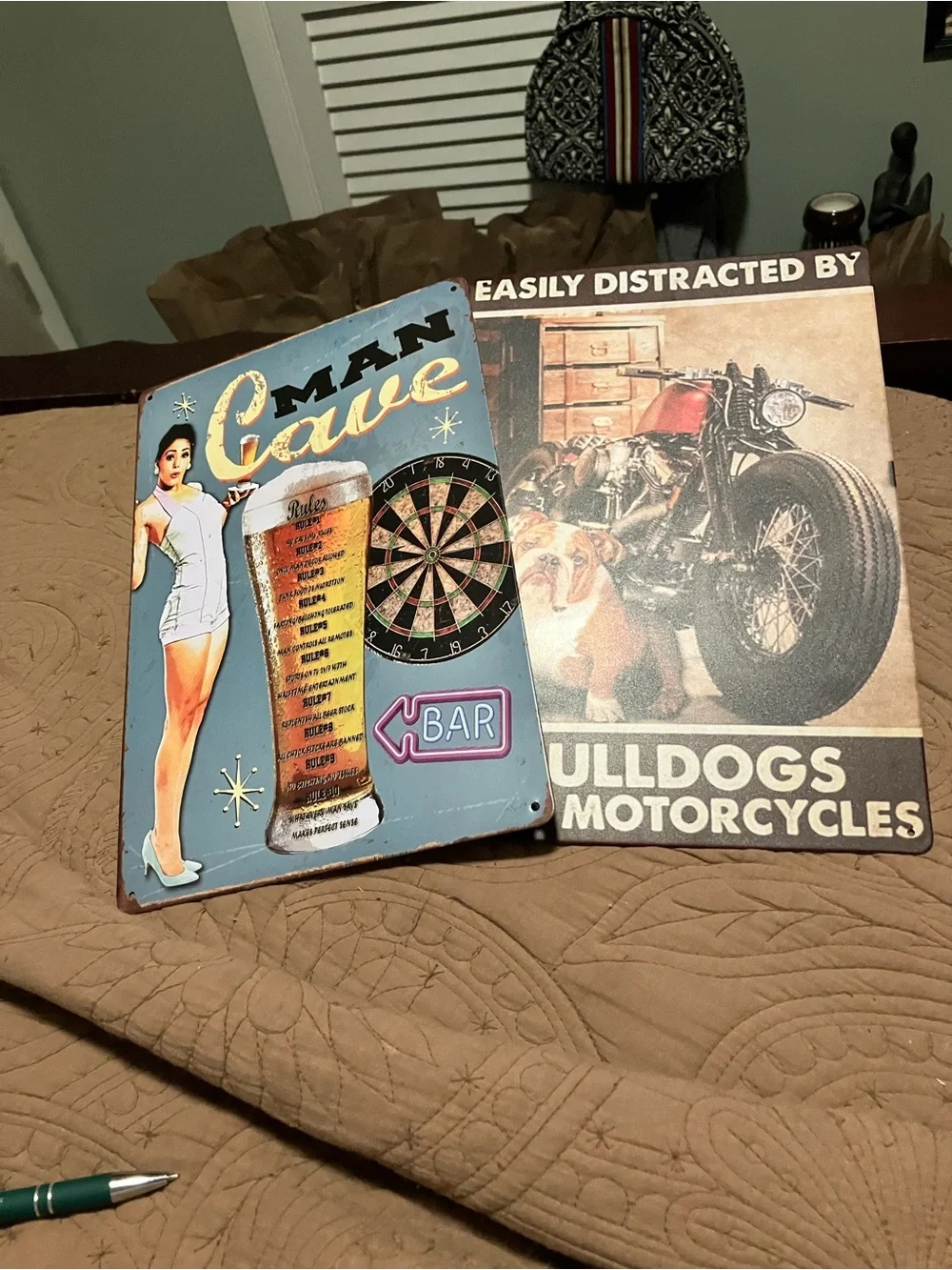 Vintage Style Decorative Metal Signs